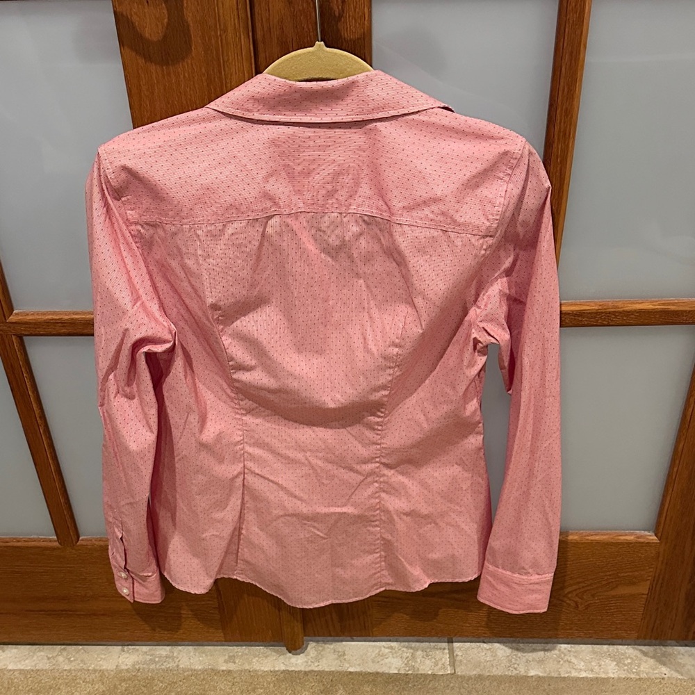 Banana Republic Pink Microdot Button-Down Shirt - Picture 4 of 7